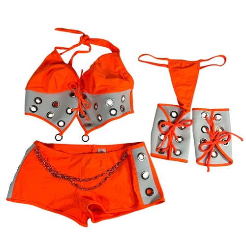 Aurea rio vtg y2k neon - neon, orange