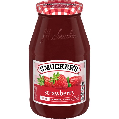 Smucker strawberry jam 30 - strawberry, jam,