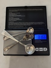 Silver Spoons Set Of 3 All Hallmarked 31g