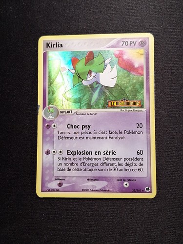 Holo kirlia 101 dragon - holo, ex