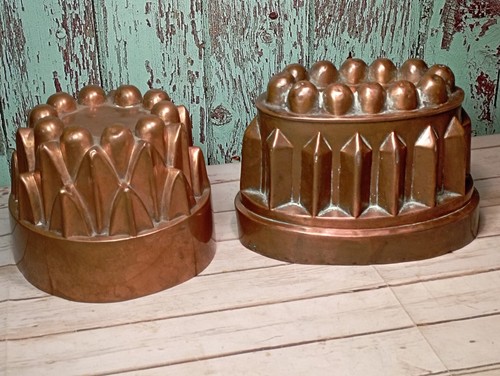 Antique victorian copper jelly - victorian,