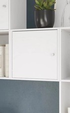 8 X B&Q Grey Oak Cabinet Cupboard Door kallax (H)322mm (W)322mm form konnect