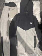 Nike Black and Grey Tech Fleece Tracksuit Old Season