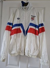 ADIDAS TEAM GB JACKET 1988 SEOUL OLMPICS TEAM GB GREAT BRITAIN SIZE LARGE  RARE