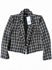 Zara Black And White Tweed