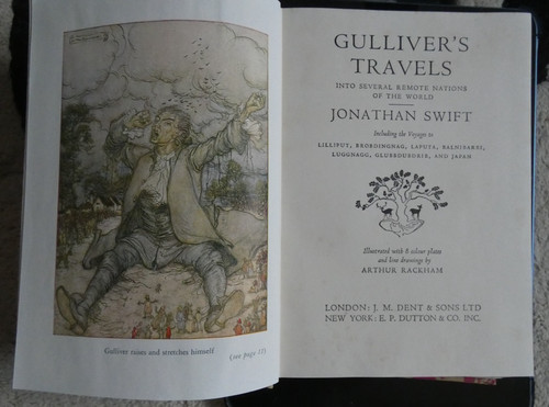 Vintage hardback gulliver - vintage, gulliver's
