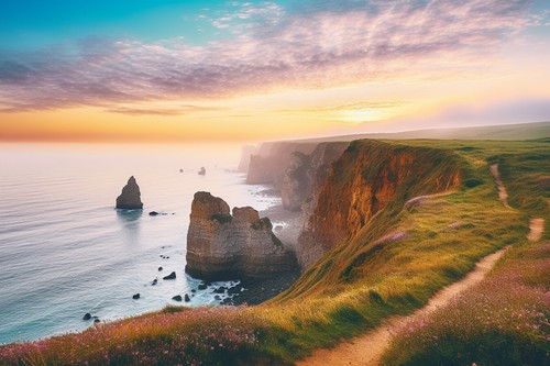Stunning sunset beach - stunning,