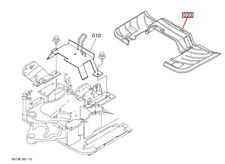 RA13844510 Floor Mat Fits Kubota "U10-3" With Front ROPS (Special Order Item)