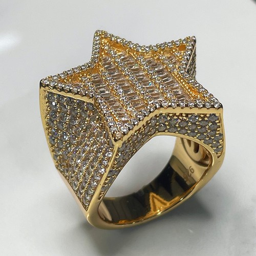 925 sterling silver iced out - silver,