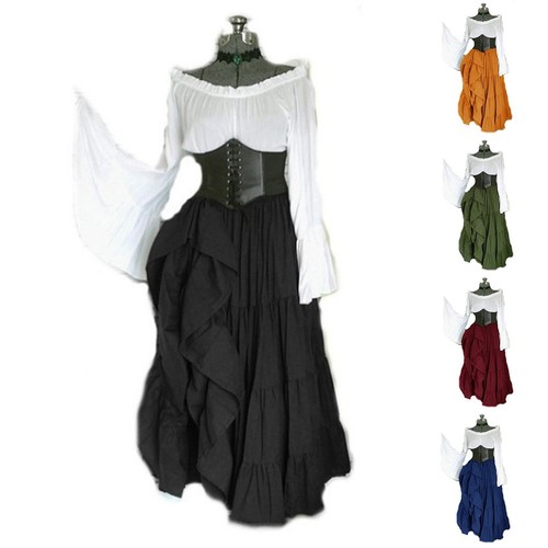 Elegant off shoulder - off, medieval