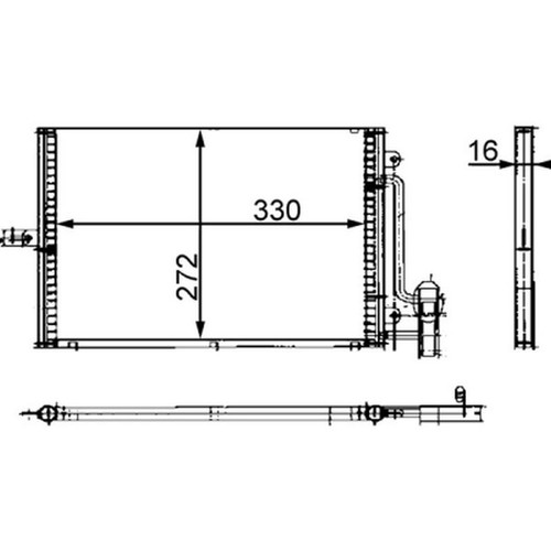 Mahle condenser for porsche - mahle,