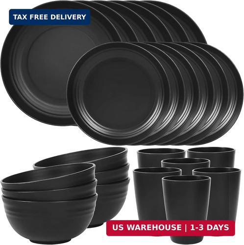 Quatish piece plates and - 24,