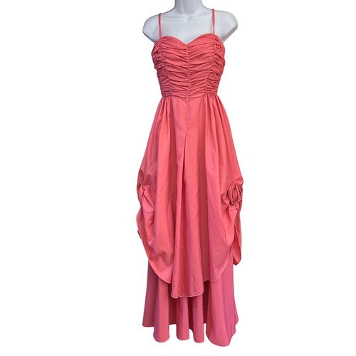 80s ilgwu vintg formal gown - 80s,