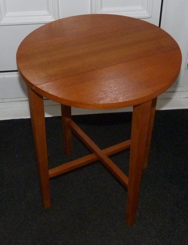 Retro small teak - retro, round