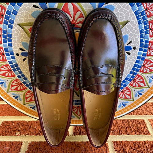 Weejuns burgundy leather - burgundy, penny