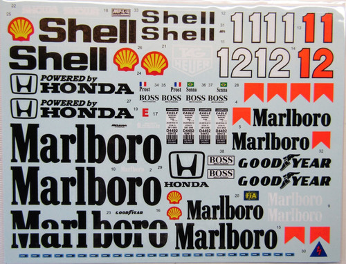 Decalpool mclaren mp4 4 - mclaren, mp4/4