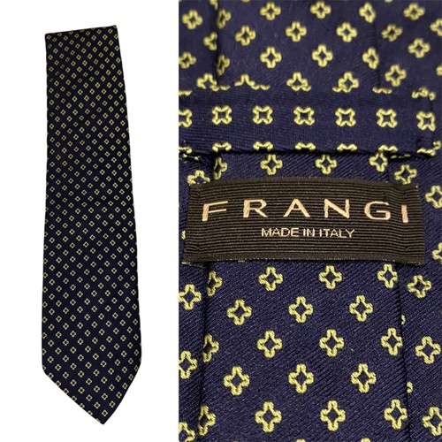 Frangi 100 silk tie blue - ,