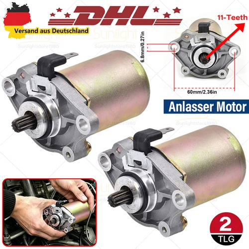 Teeth starter motor - 2x, 11-teeth