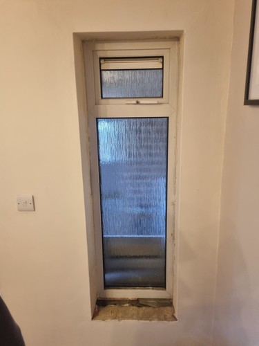 Upvc window with fan light - window,