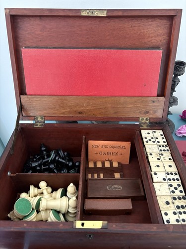 Lovely antique mahogany games - antique,