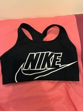 Nike sports bra, black. Size