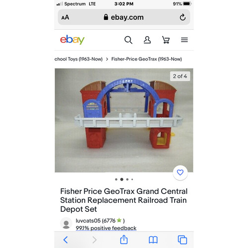 Fisher price geotrax grand - price,