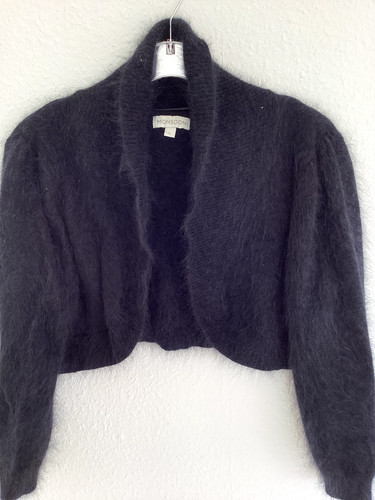 Monsoon black angora wool - monsoon.,