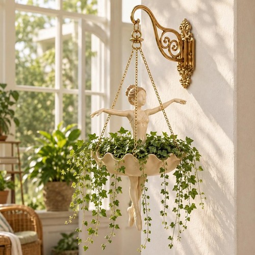 Ballet dancer hanging - ballet, planter