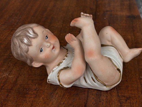Vintage bisque porcelain piano - vintage,