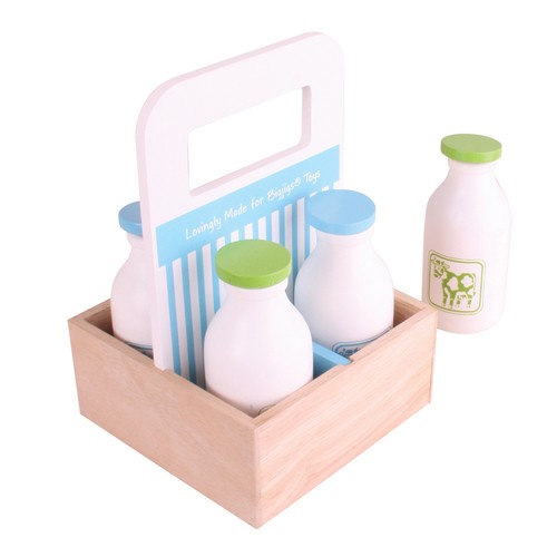 Bigjigs toys wooden milkman - toys,