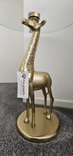 Gold Solid Metal Giraffe Side
