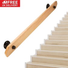 Wooden handrail stair rail - wooden,