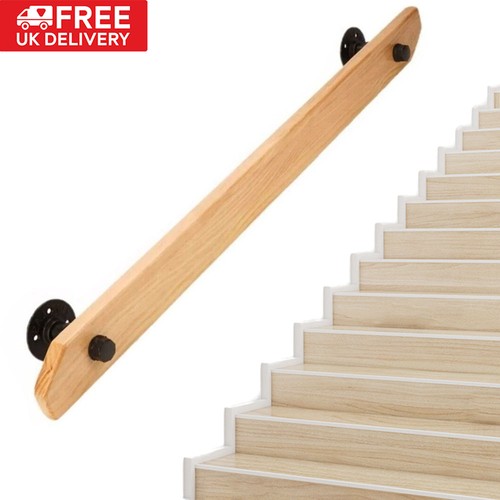 Wooden handrail stair rail - 39",