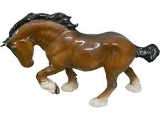 Beswick Vintage Ceramic Shire Horse Figurine Ornament