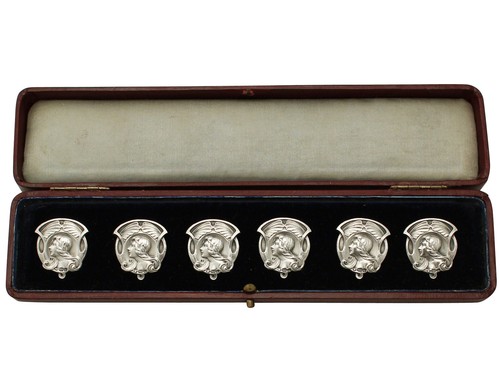 Set six sterling - set, silver