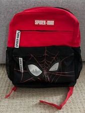 Backpack - Spiderman - Black & Red - Reflective Eyes Back to School Bag