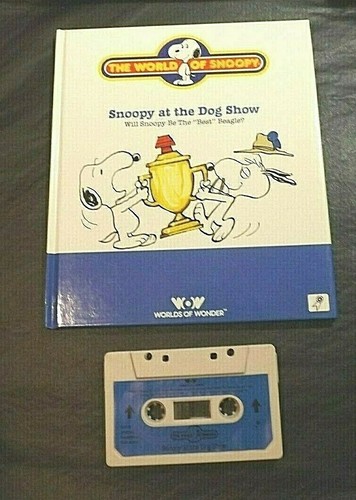 Talking snoopy book tape - talking, book/tape