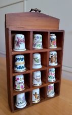 Thimble Display Cabinet With 12 Thimbles