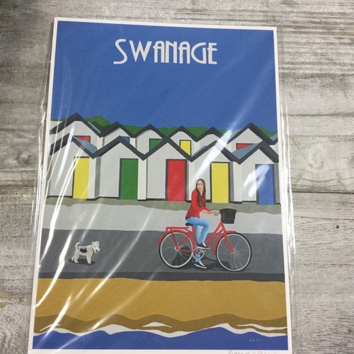 Swanage watkin art print - watkin,