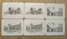 Strathmore Abbeys Placemats x 6 Two of Each Kind Soft Back 23.7 x 18.5cm