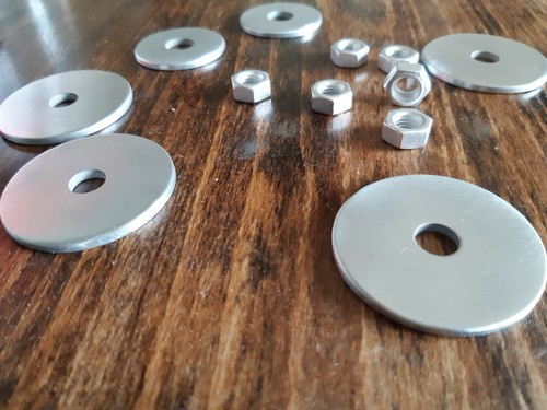 Alloy bumper mounting - alloy, washer