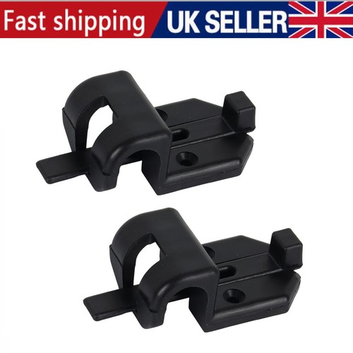 Black sliding table rail - 2x,