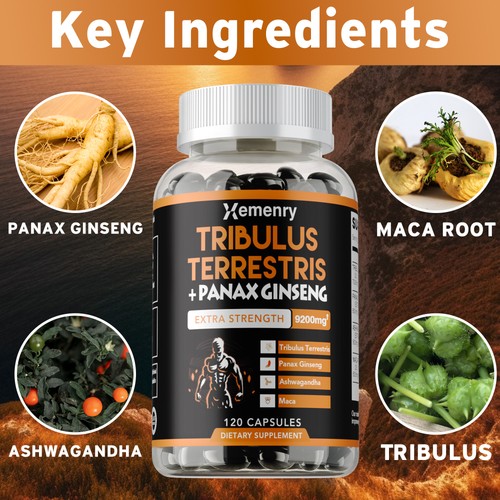 Tribulus terrestris 120pcs - tribulus,