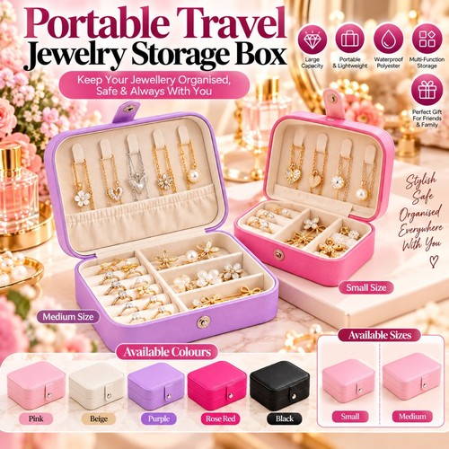 Portable small jewellery box - portable,