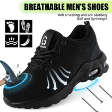 Mens Womens Steel Toe Cap