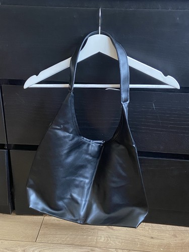Black hobo shoulder - hobo, bag