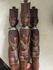 Vintage Wooden Cutlery Set