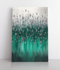 Emerald & Silver Glitter