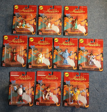 Mattel Disney ALADDIN Collectible Figures 1993 Vintage - COMPLETE SET OF 10 MINT