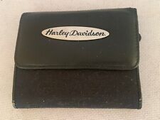 Harley Davidson Black Leather Wallet & Card Holder